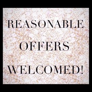 REASONABLE OFFERS WELCOME! BUNDLE & SAVE!!